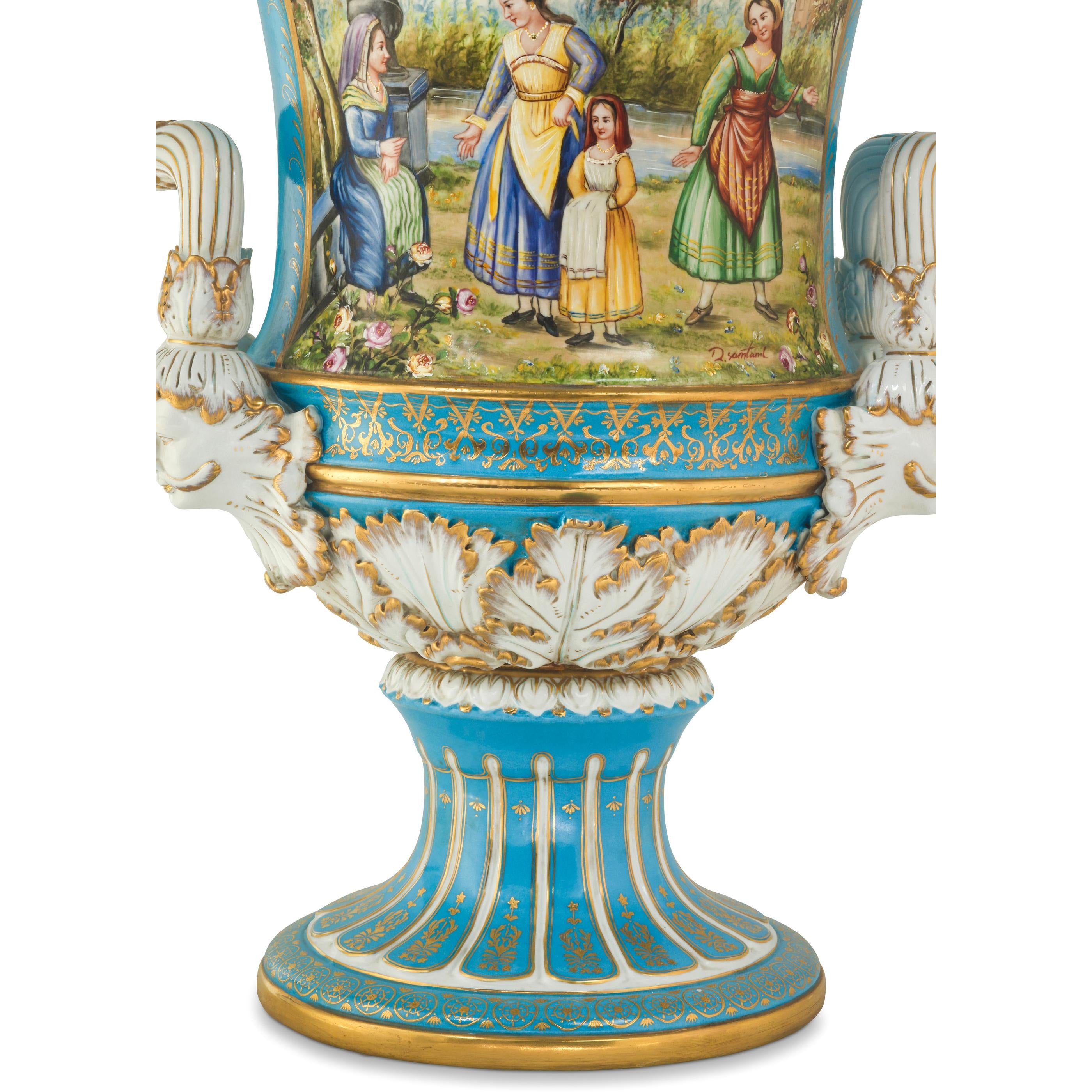 Large Rococo Krater Pot Decoeleven Vintage Decor Source